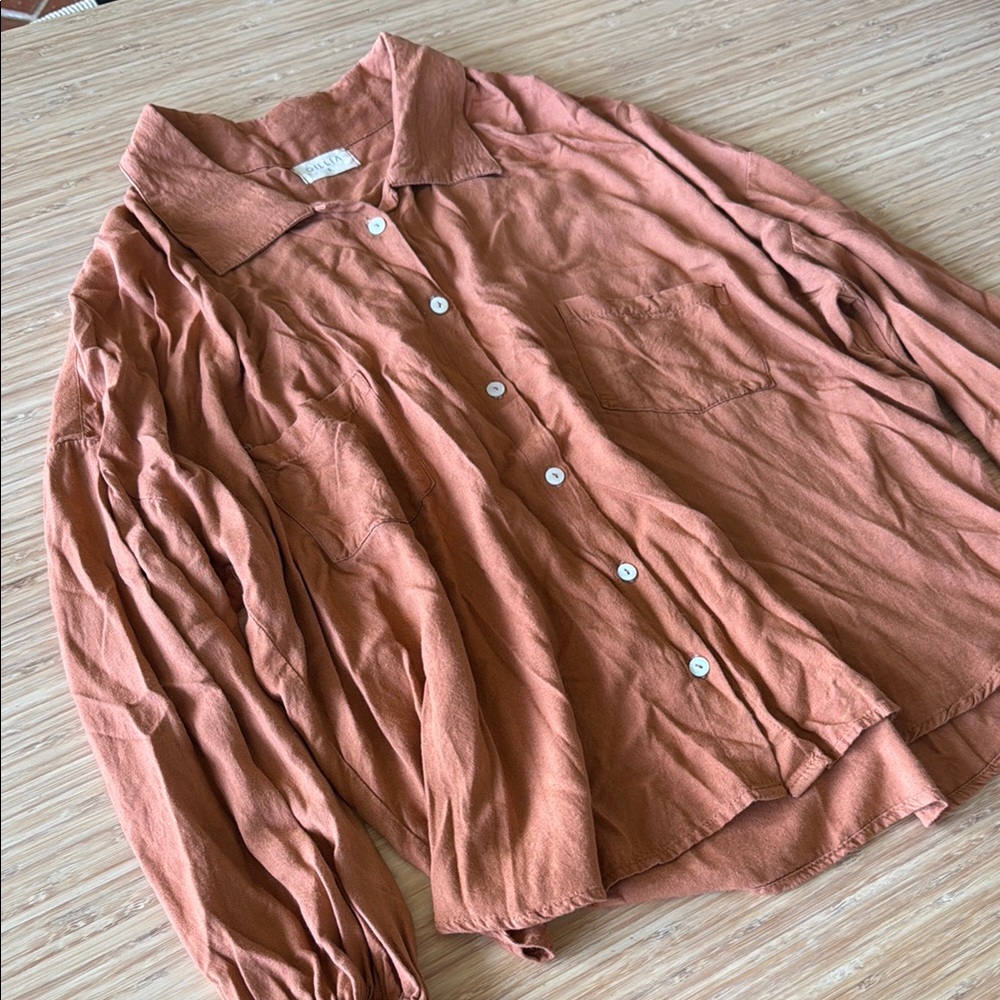 GILLIA x Studio Dixie Collab Alba Top in Clay
